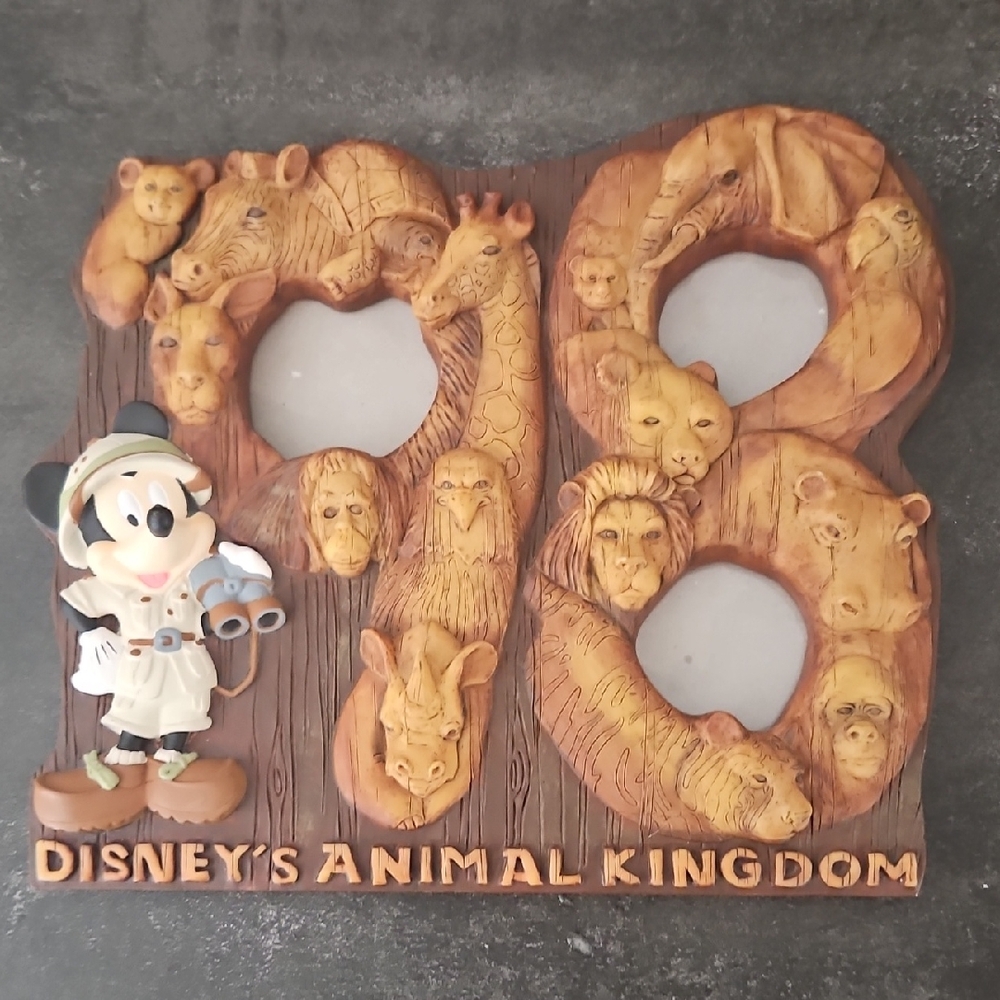Disney Animal Kingdom Brown and Tan Photo Frame